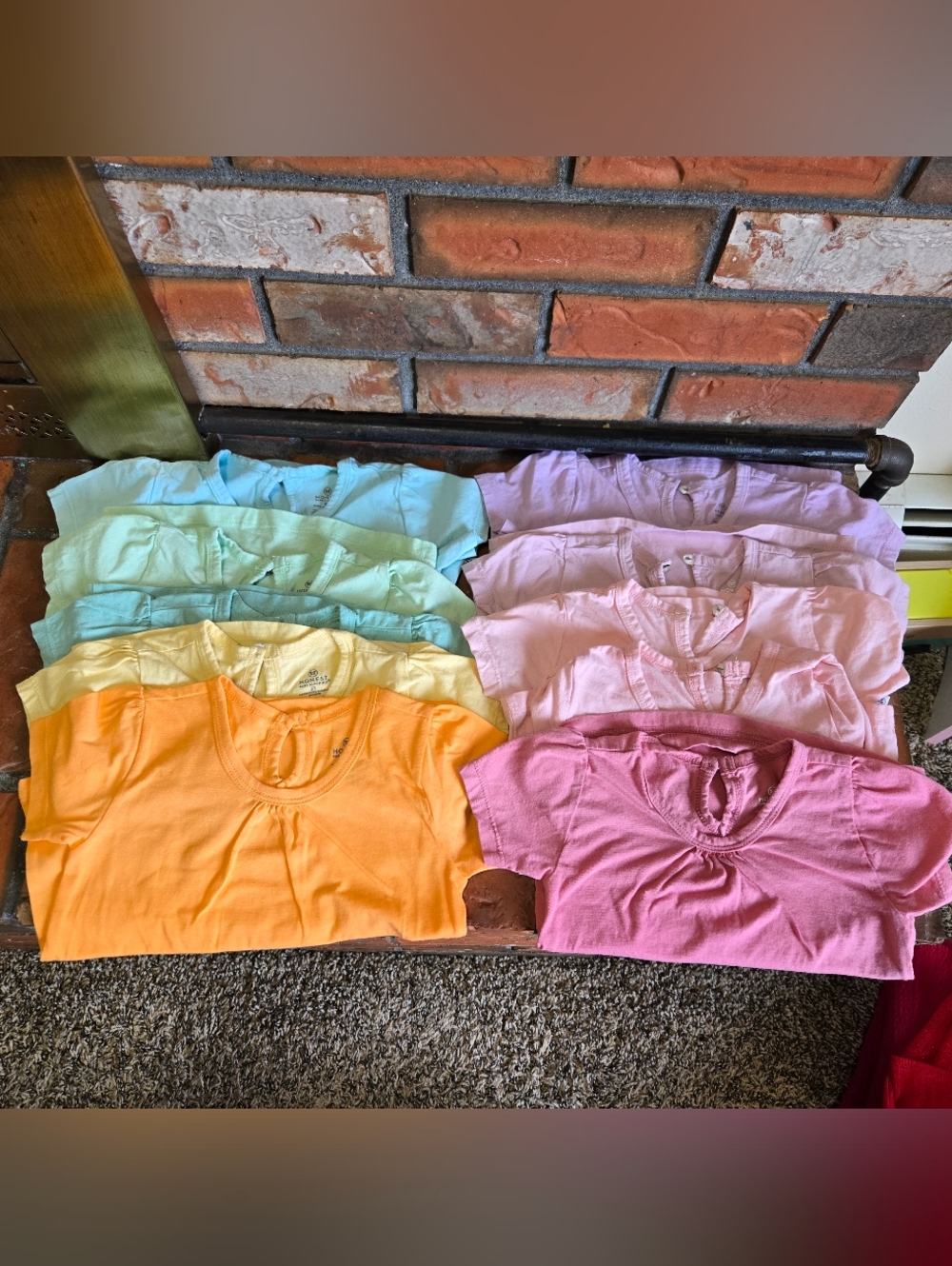 Honest Baby 10 pk Rainbow Shirts